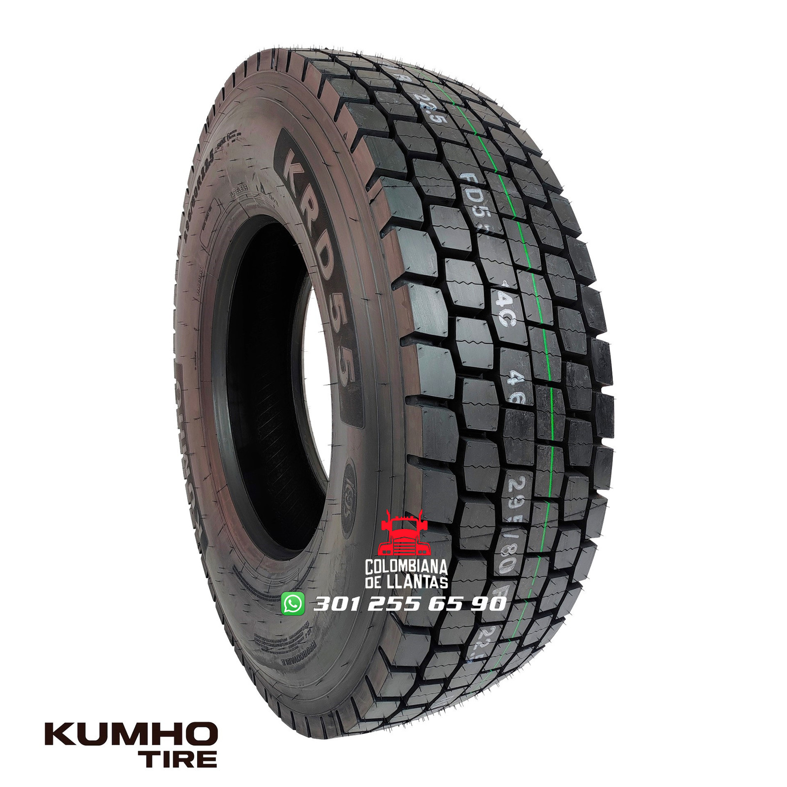 KUMHO KRD55 295 80 R22.5