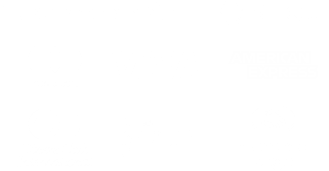 Formas de pago disponibles